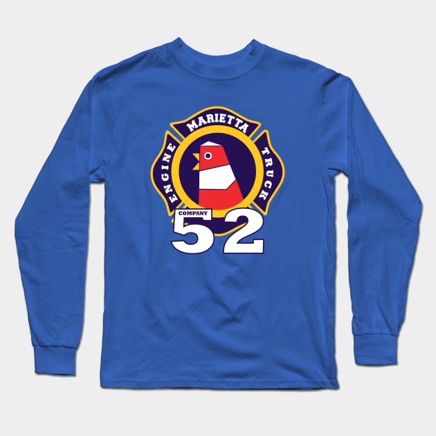 Marietta Fire Department Station 52 Long Sleeve T-Shirt by LostHose